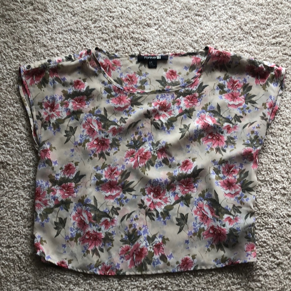 Sheer crop top